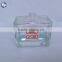 5oz square glass clear perfume bottle with pump sprayer
