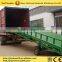mobile dock leveler with strong legs