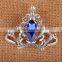 New design zinc alloy rhinestone crown brooch