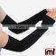 Black Long Arm Warmers Fingerless Gloves