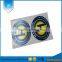 Custom circular grid at the end coated paper stickers, custom stickers