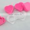 Heart shape contact lens dual case/container