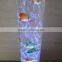 Colour Changing LED Sensory Fountain Floorlamp Light with bubble fish lamp