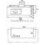 new products in china glass door patch fitting bottom clamp with lock (DL-055)