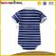 One piece baby clothes romper stripe polo neck new design baby suit                        
                                                                                Supplier's Choice