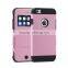 High Quality Armor Intelligent Dormant PU Leather Rugged Protective Phone Case for Iphone 5s 6 6plus