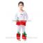 Wholesale cute baby kids Christmas outfits kids Christmas clothing set girls fall boutique outfits ruffle pant with bowknot