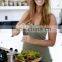 Salt and Pepper Grinder- Brushed Stainless Steel and Glass with Adjustable Ceramic Coarseness Control