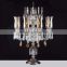 decorative white shade crystal table lamp