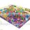Open style plastic indoor playground