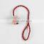 Dog rubber toy with rope