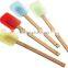 Baking & Pastry Tool Christmas Silicone Spatula With Wooden Handle