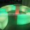 Commercial led circled glowing light chair led Furniture led table led chair General Use and No Folded Led Chair
