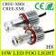 Car led rear fog light h8 led fog light, 880 led fog light bulb