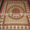traditional printed round mandala tapestry