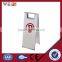 Standing Cardboard Stand Safety Warning Sign