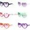 Wholesales Cheapest Simple Plastic Heart Shape Children's Sunglasses