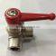3-way brass ball valve