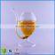 Promotional 200ml glass vampire cup long straw wine glass cup
