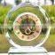 yiwu hot seller product it can be customized design Laser Cut Unique Crystal Clock