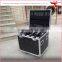 EVA inner aluminum drum flight case with wheel