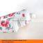 rose offset printing surface cosmetic tube for shower gel
