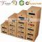 Custom Printed Corrugated Shoe Packaging Box Folding Shoe Storage Box With Drawer