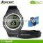 isport wristband heart rate monitor with comfortable chest belt waterproof OEM logo printing