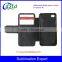 Customized Blank Sublimation PU Mobile phone holster Left and right open Sublimation cell phone holster for iphone 4