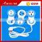 360 degree bending pivoting power strip multiple extension socket with USB