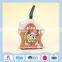 Small house-shape tin box for Christmas trees decoration