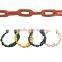 Forged steel PVC coated chain, galvanized metal chain