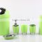 Fashion Design Plastic Stainless Steel 6pcs bathroom Accessories set hot sell