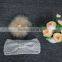 Colourful Genuine Big Raccoon Fur Pompom Women Makeup Headband