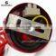 Modern Style Red Metal Ceiling Rose Lamp Holder,Colourful Metal Lamp Holder with Fabric Cable