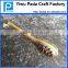 wood dry sisal body brush with massager