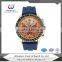 chronograph wrist watch man violet watch