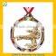 Tae kwon do medals with gold plating