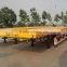 CSAC High quality 40 ft 2/3 Axles flatbed container semi trailer with container twist lock and side wall detachable