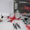 Newly X400 2.4G 4CH RC Quadcopter 6 Axis Gyro With LED Light RTF Option HD Camera, FPV Real-time Transmission