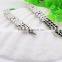 Factory price of mini bead set chain steel magnetic silver necklace