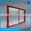 Large two tracks wood clad lift -sliding door with automatic roller blind