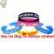 high quality rubber band bracelet silicone name bracelet