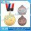 China factory sell custom logo blank sport medal gold/silver/bronze color with lanyard