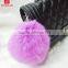 High quality rabbit fur keychain plush keyholder