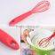 Kitchen Non-Stick Manual Egg Beater / Silicone Egg Whisk