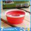 wholesale dog bowl with lid round plastic bowl with lid pet rubber bowl