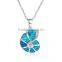 Alphabets Pendant Designs China Opal Jewelry Necklaces SPI009W
