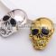 44*43mm Halloween skull brooch metal brooch men's brooch