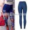 Wholesale 2016 Summer Fashion Women Shredded Damaged Rock Revival Jean Pants Ladies Vogue Torn High Waist Ripped Baggy Jeans
